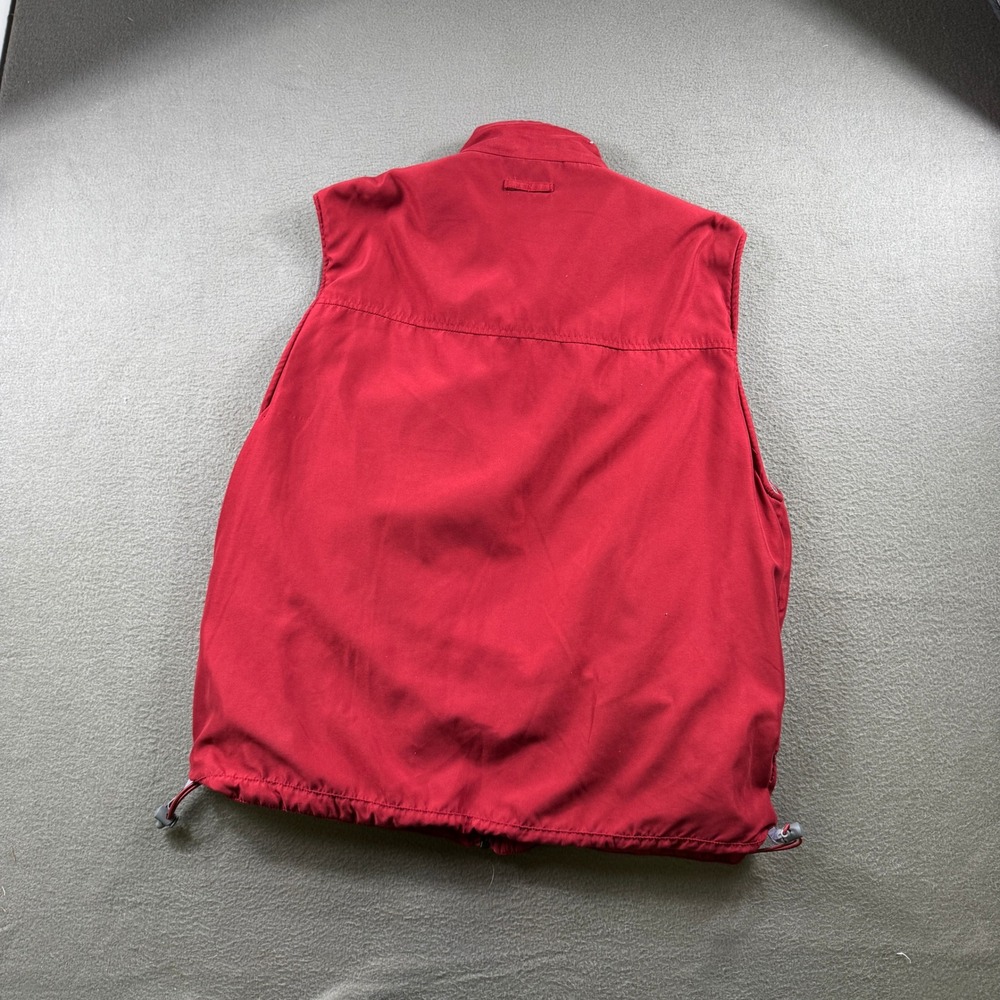 US Expedition Vest Mens XL Red Gray Reversible Fleece Lined Gorpcore Utility - Picture 8 of 8